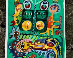 2022 paintings :
gouache on paper, 22x30"
$699
Payment: e-transfer
Shipping: Info on request Works On Paper